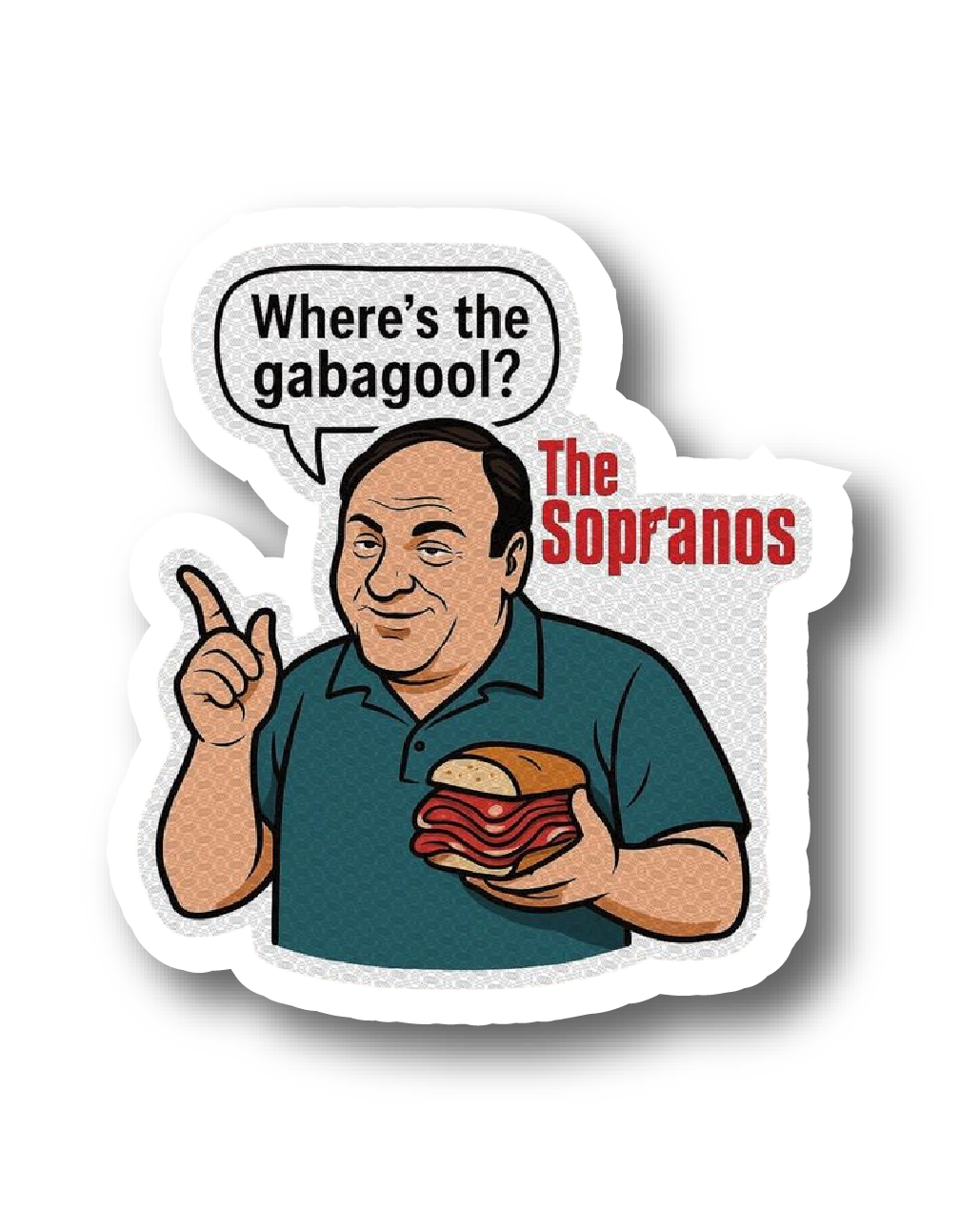 The Sopranos All-Star Poster Sticker #5 - Premium Glossy Poster Sticker