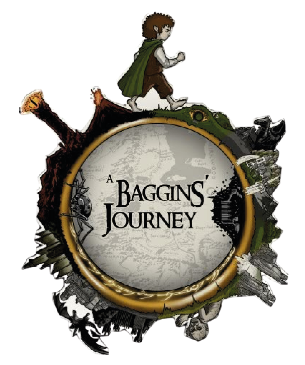 A Baggins' Journey — Bilbo and Map Ring Sticker