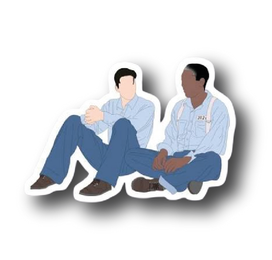 Red and Andy — Prison Uniform Sticker