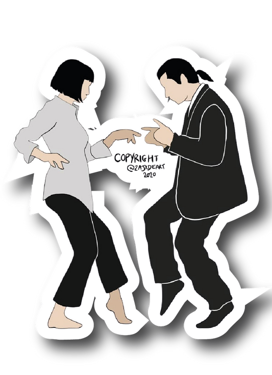 Vincent Vega and Mia Wallace — Twist Dance Sticker