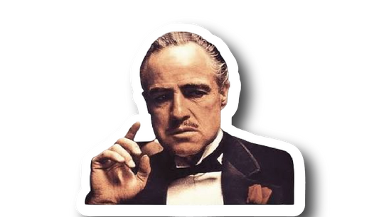 Don Corleone — Raised Finger Sticker