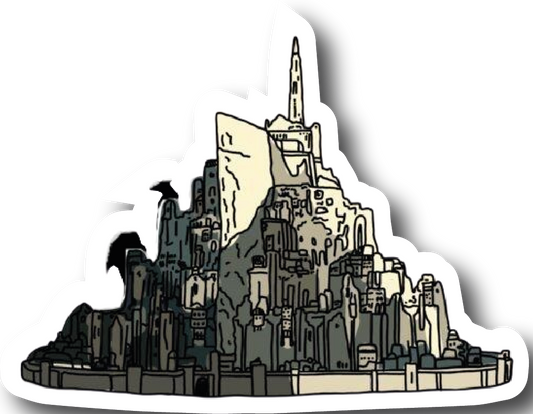 Minas Tirith — White City Sticker