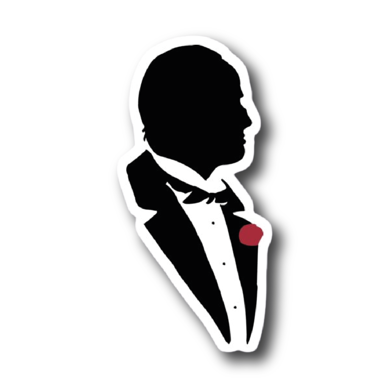 Don Corleone — Tuxedo Silhouette Sticker