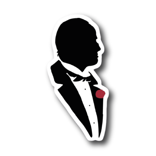 Don Corleone — Tuxedo Silhouette Sticker