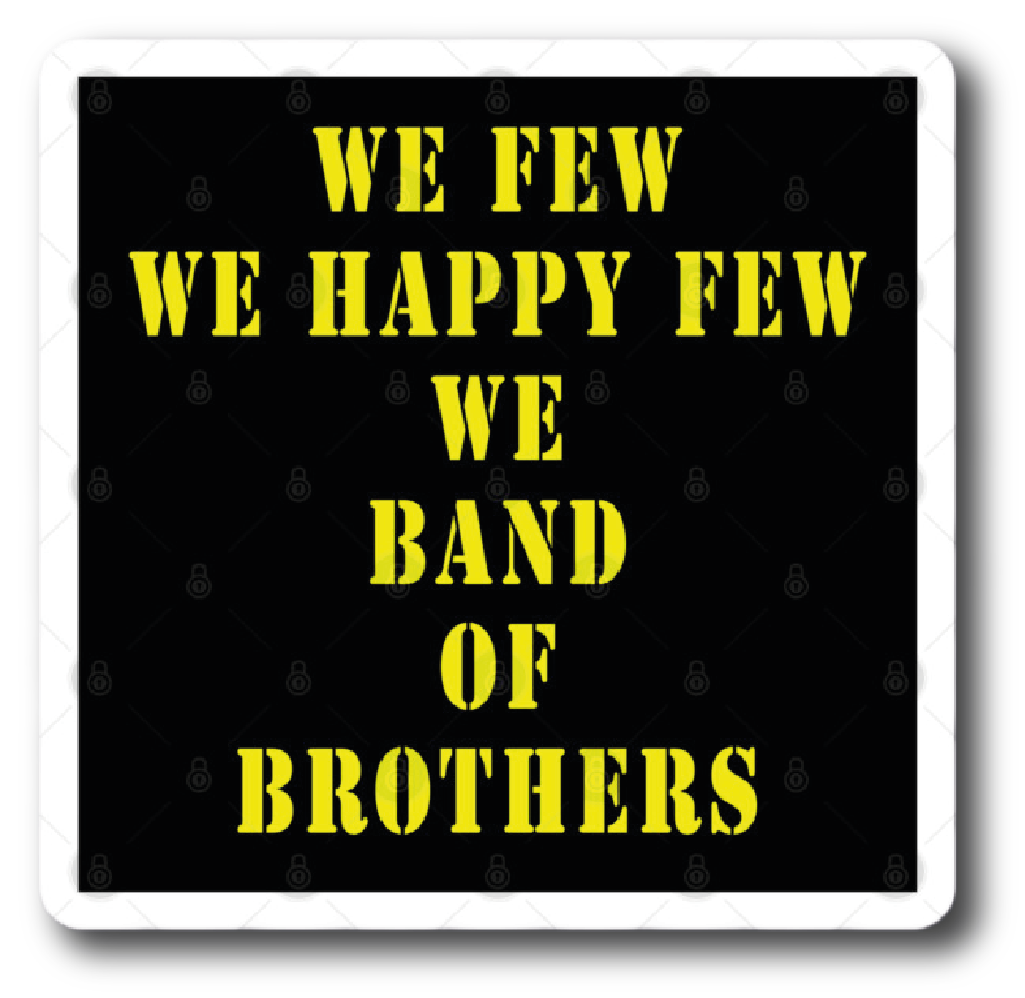 Band of Brothers All-Star Poster Sticker #17 - Premium Glossy Poster Sticker