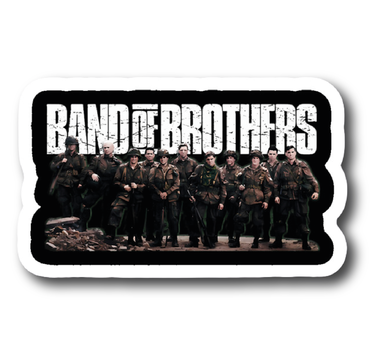 Band of Brothers All-Star Poster Sticker #19 - Premium Glossy Poster Sticker