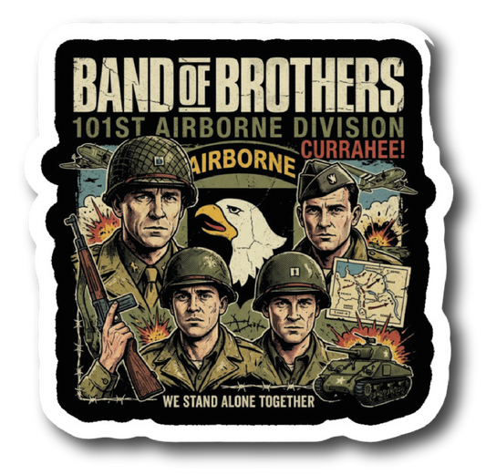 Band of Brothers All-Star Poster Sticker #2 - Premium Glossy Poster Sticker