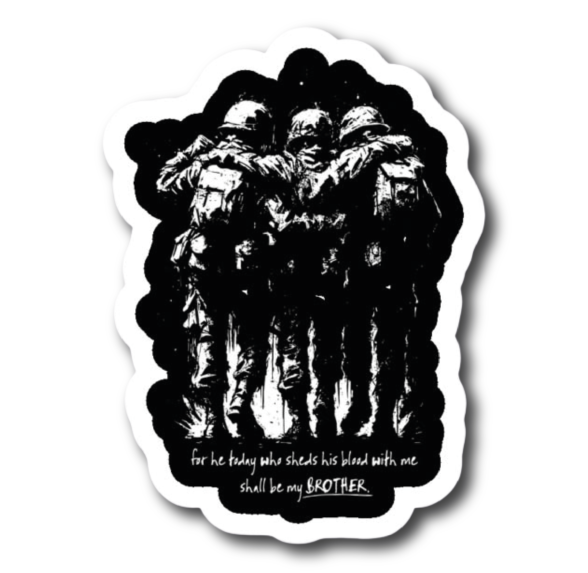 Band of Brothers All-Star Poster Sticker #20 - Premium Glossy Poster Sticker