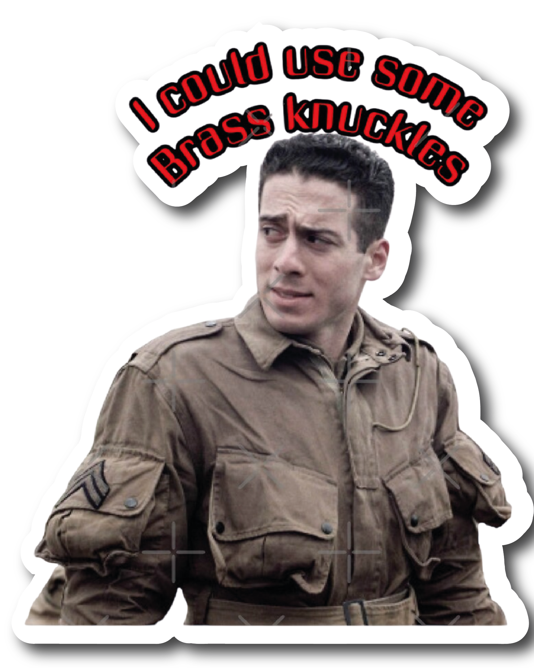 Band of Brothers All-Star Poster Sticker #22 - Premium Glossy Poster Sticker