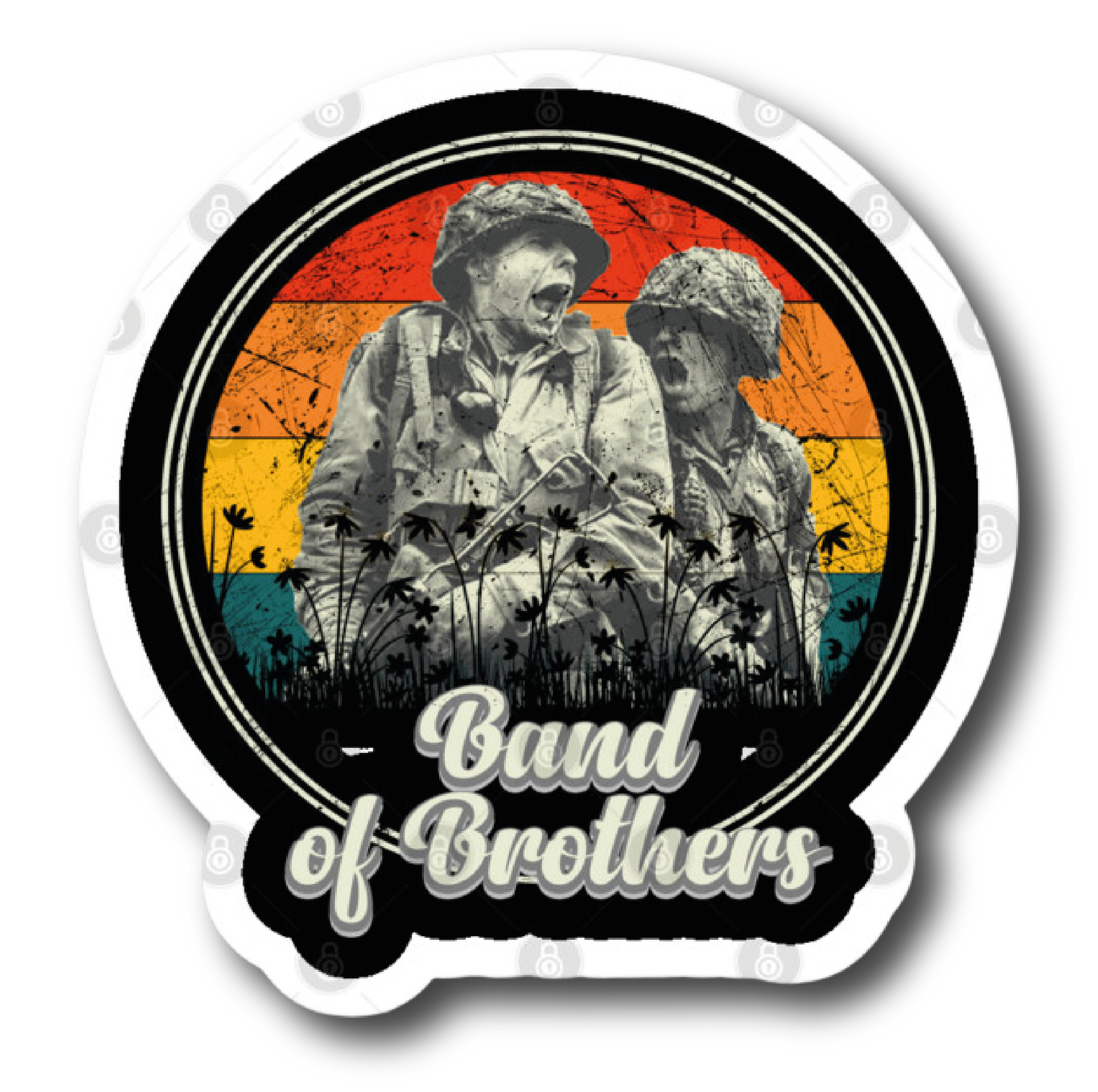Band of Brothers All-Star Poster Sticker #5 - Premium Glossy Poster Sticker