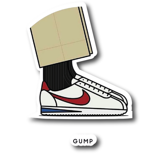 Forrest Gump — Chocolate Box Sneaker Mashup Sticker
