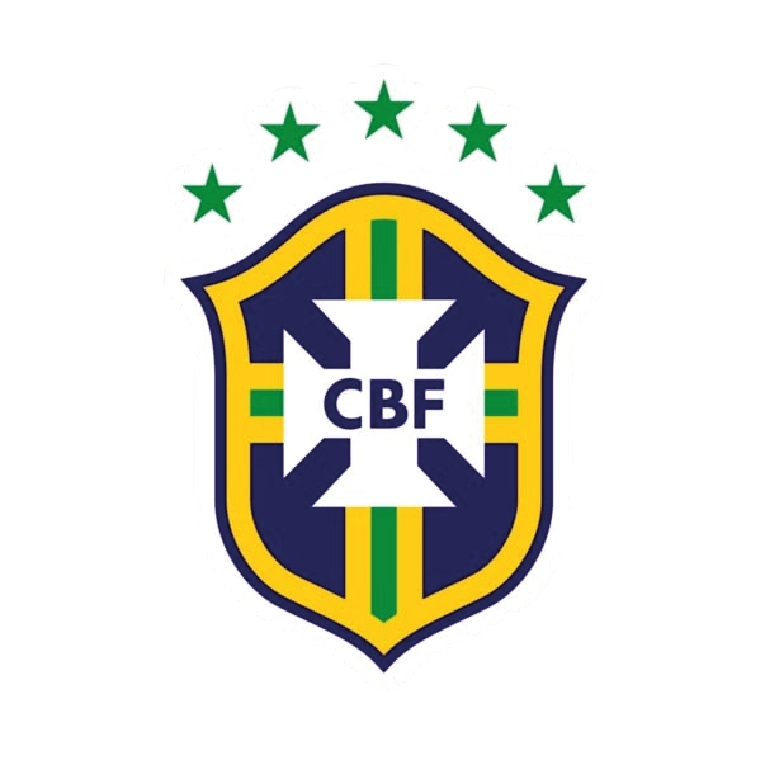 Premium Brazilian football glossy sticker - brazil 06 - Premium Glossy Football Sticker