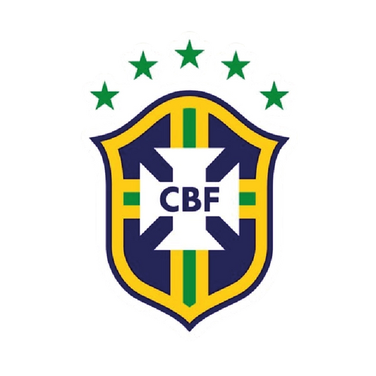 Premium Brazilian football glossy sticker - brazil 06 - Premium Glossy Football Sticker