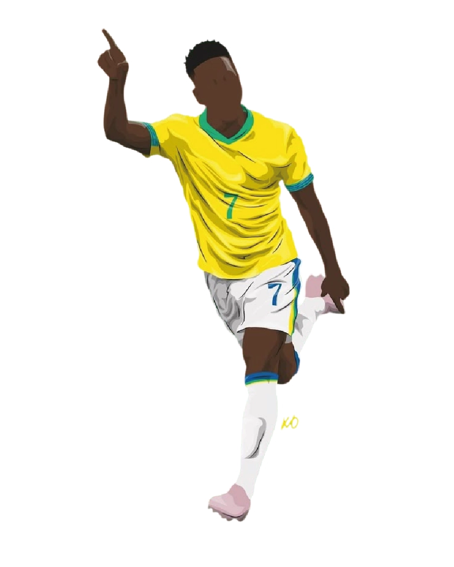 Premium Brazilian football glossy sticker - brazil 11 - Premium Glossy Football Sticker