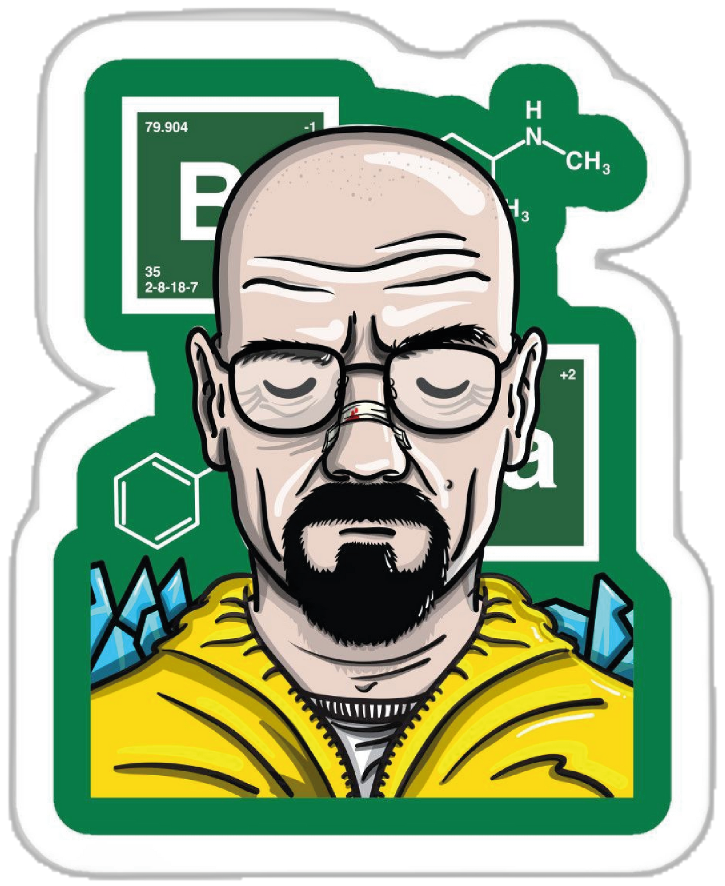 Breaking Bad All-Star Poster Sticker #24 - Premium Glossy Poster Sticker