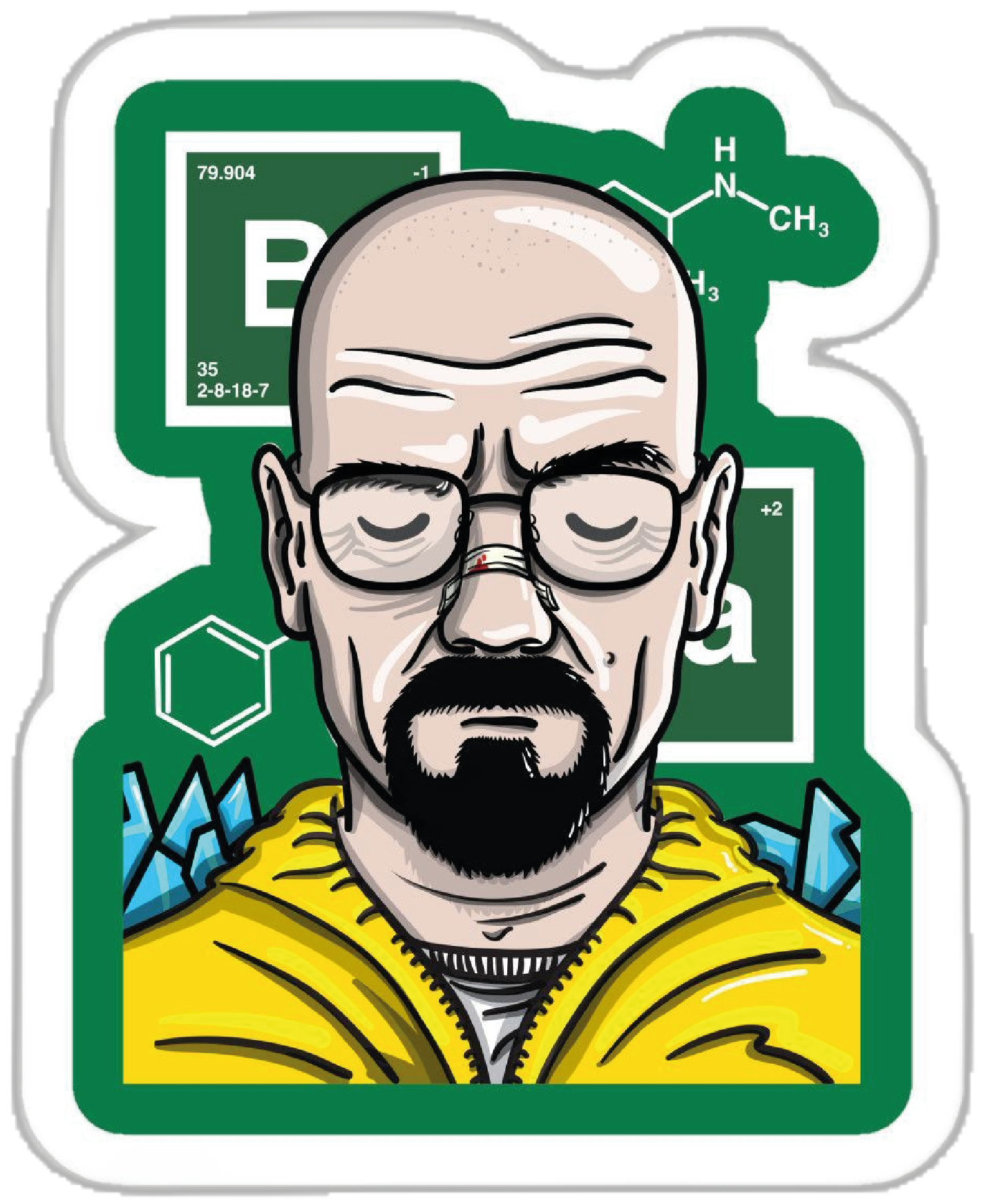 Breaking Bad All-Star Poster Sticker #24 - Premium Glossy Poster Sticker