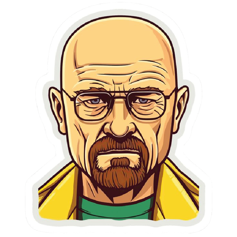 Breaking Bad All-Star Poster Sticker #5 - Premium Glossy Poster Sticker