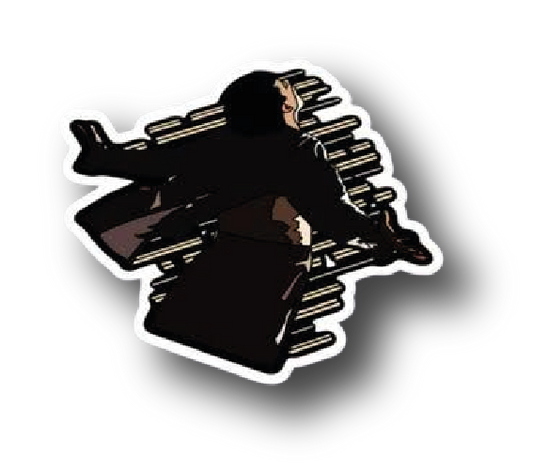 Inmate on the Rooftop — Silhouette Sticker
