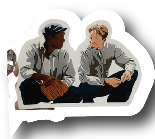 Red and Andy — Yard Conversation Sticker