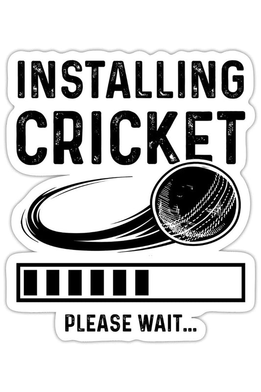Installing Cricket — Loading Bar Meme Sticker