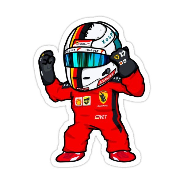 F1 Anime 08 — Formula 1 Sticker