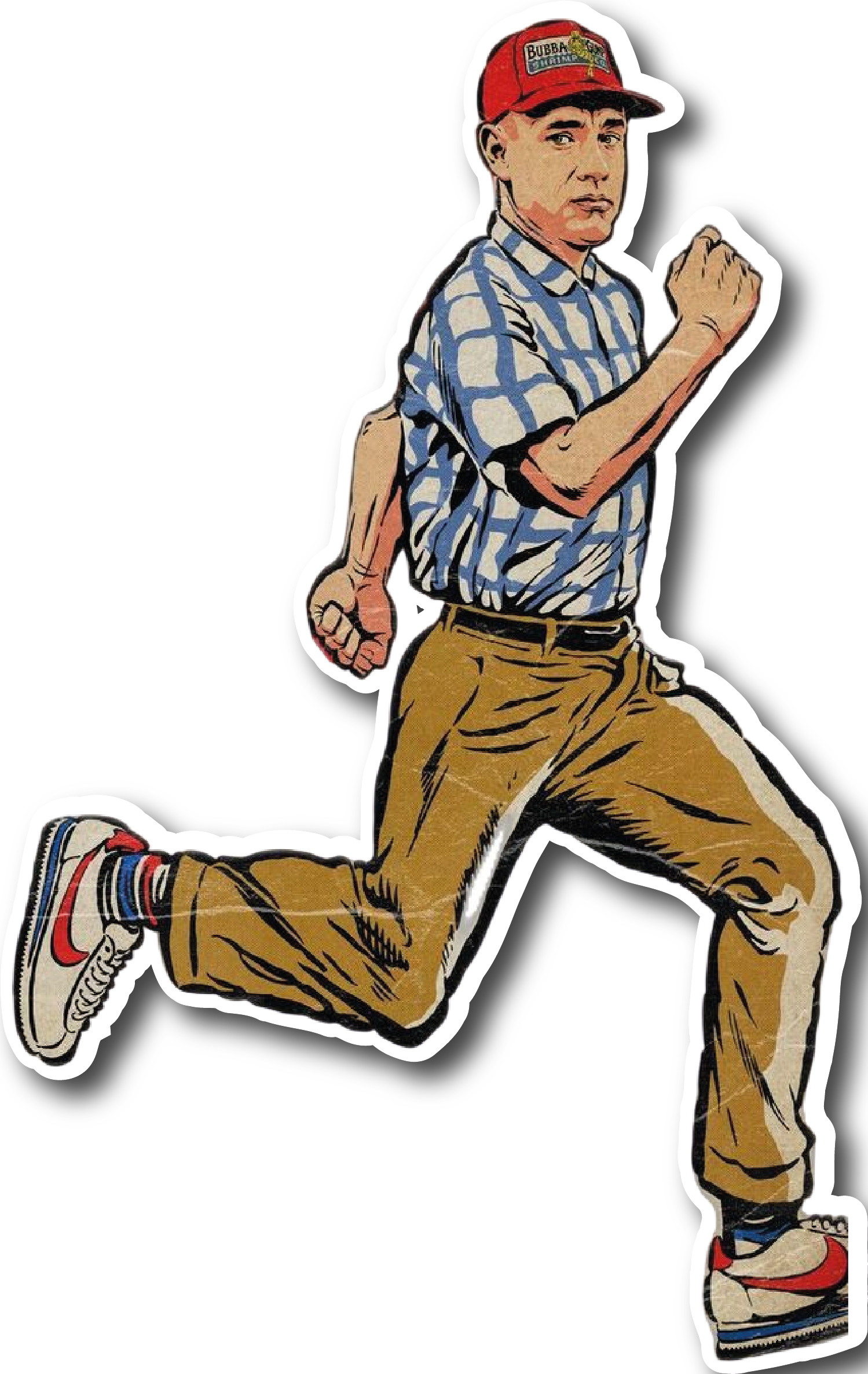 Forrest Gump — Bubba Gump Shrimp Co. Cap Runner Sticker