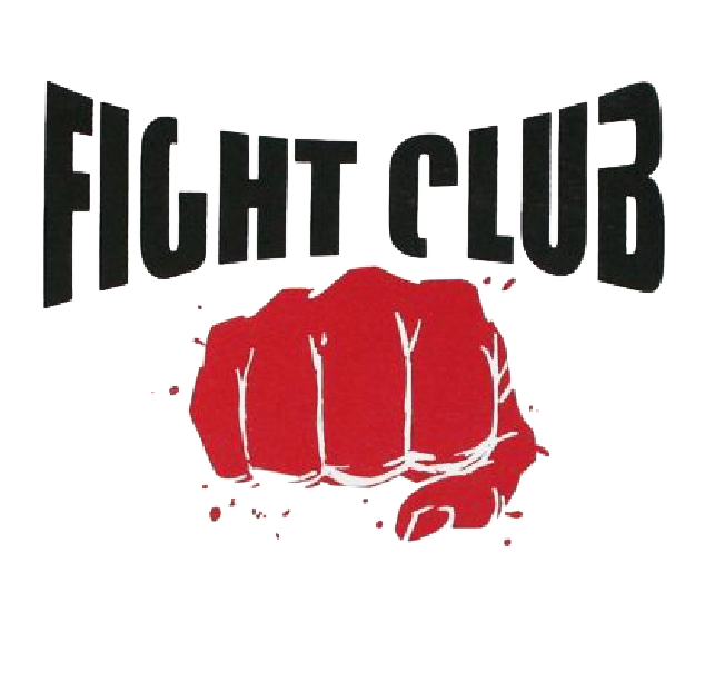 Fight Club Logo — Red Fist Sticker