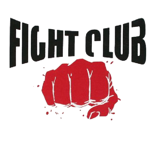 Fight Club Logo — Red Fist Sticker