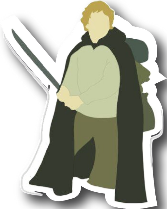 Samwise Gamgee — Sword and Pack Sticker
