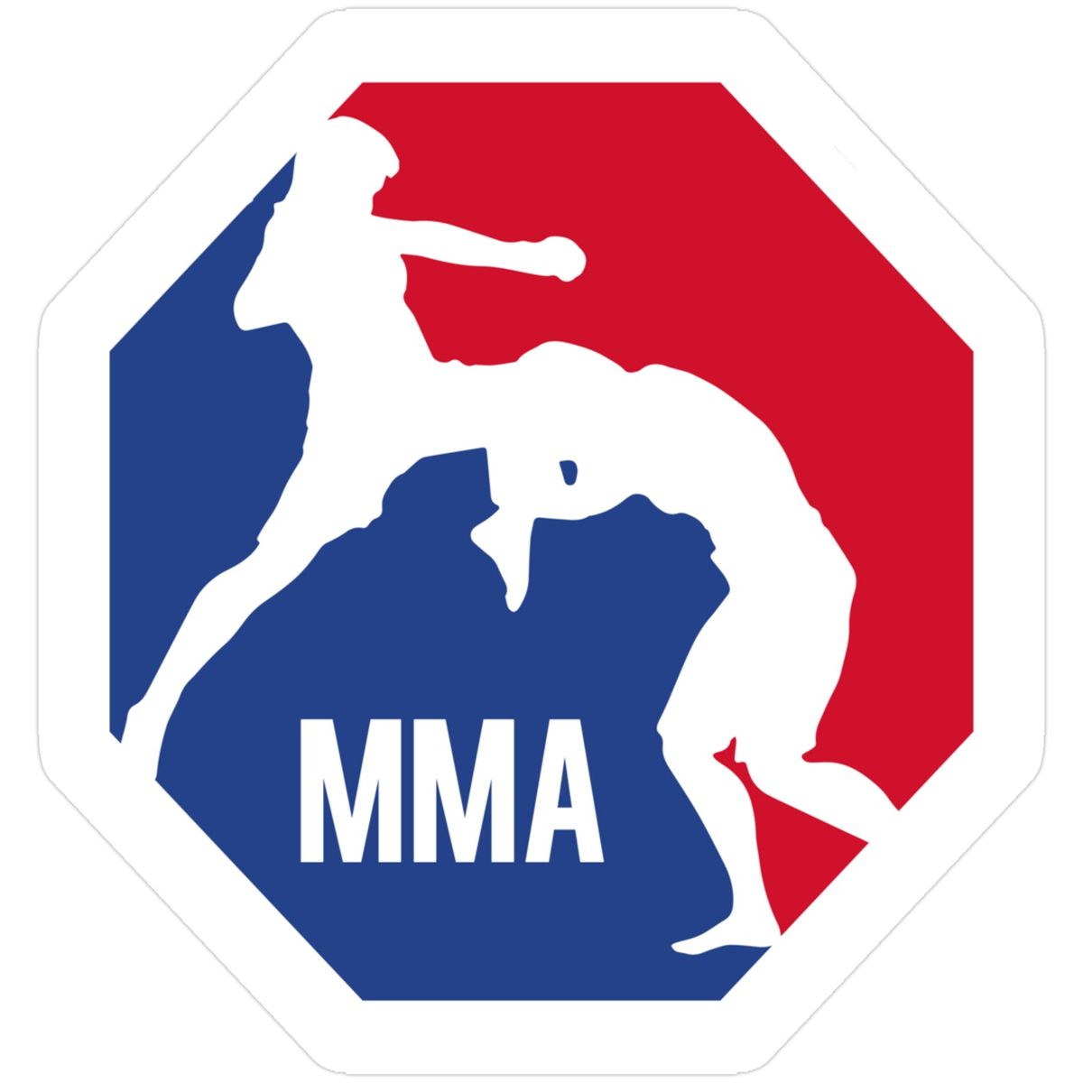 MMA — Octagon League Logo Sticker