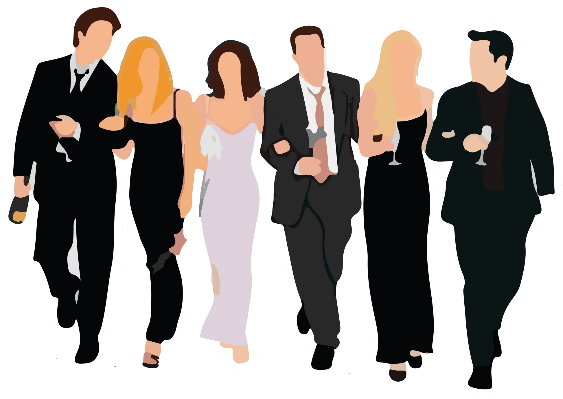Friends All-Star Poster Sticker #13 - Premium Glossy Poster Sticker