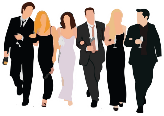 Friends All-Star Poster Sticker #13 - Premium Glossy Poster Sticker
