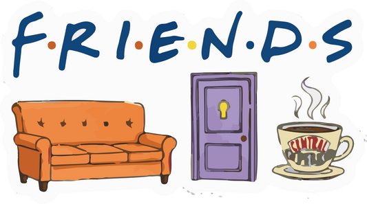 Friends All-Star Poster Sticker #2 - Premium Glossy Poster Sticker