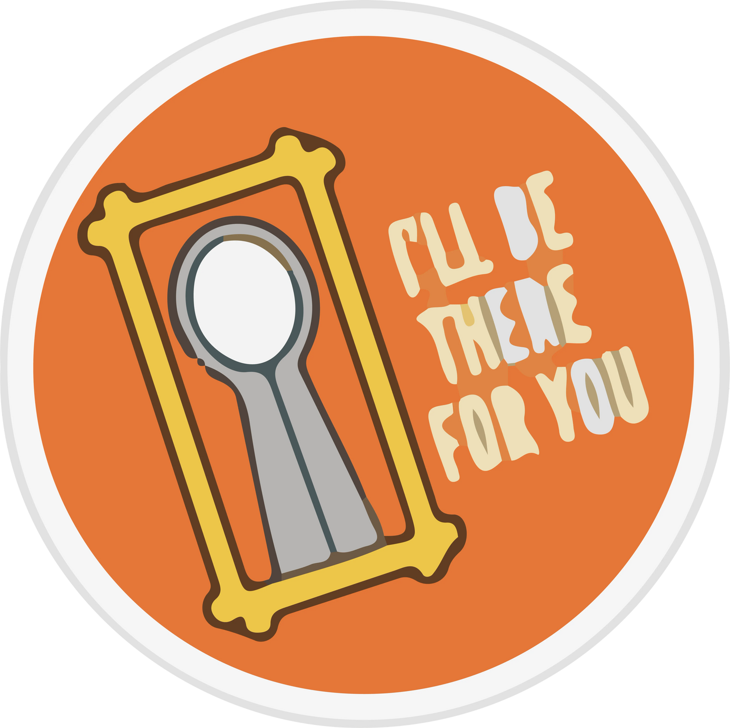 Friends All-Star Poster Sticker #3 - Premium Glossy Poster Sticker