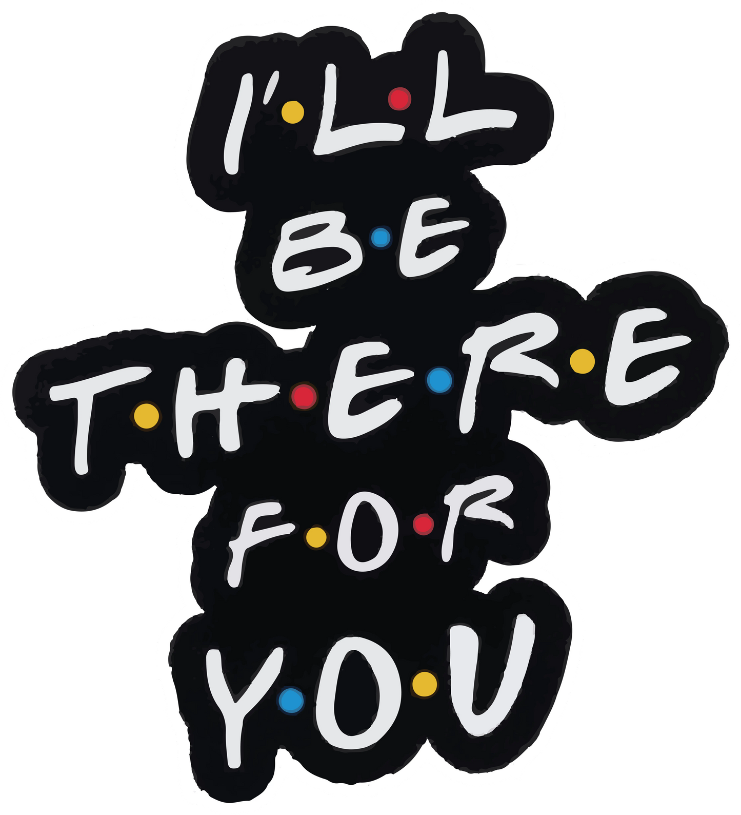Friends All-Star Poster Sticker #8 - Premium Glossy Poster Sticker