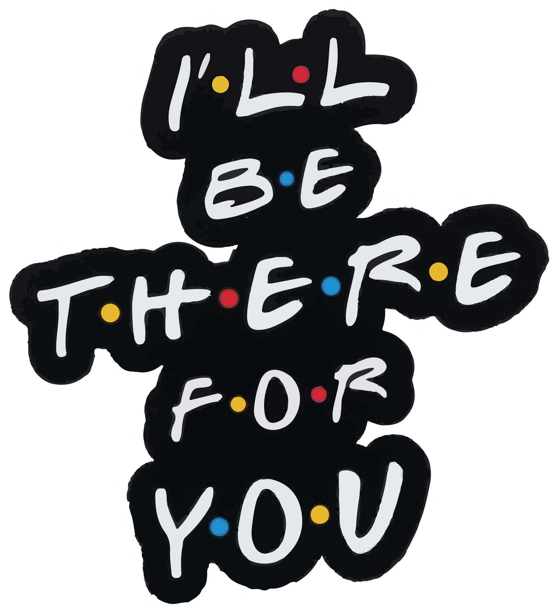 Friends All-Star Poster Sticker #8 - Premium Glossy Poster Sticker