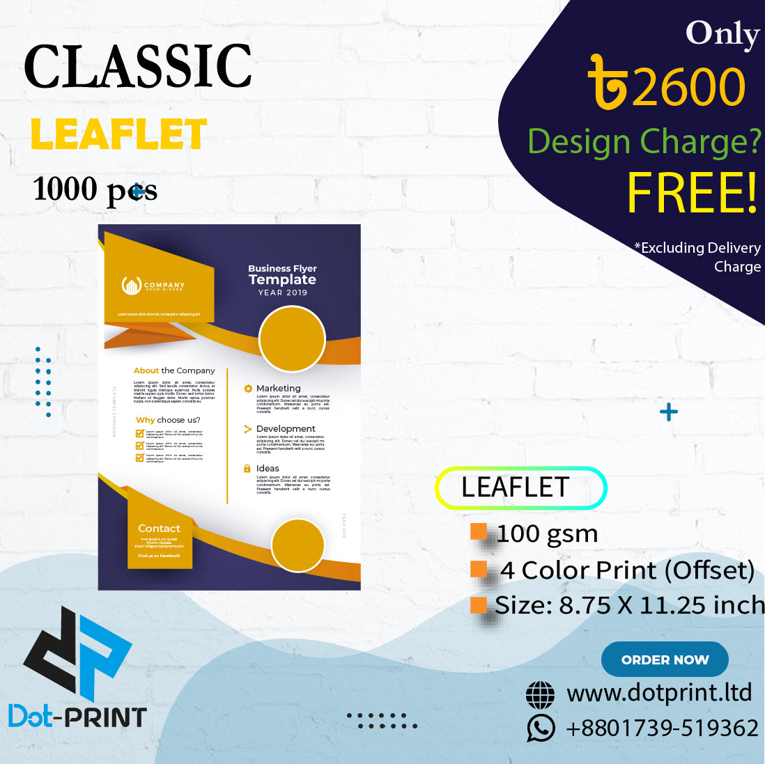 Custom Leaflets & Flyers