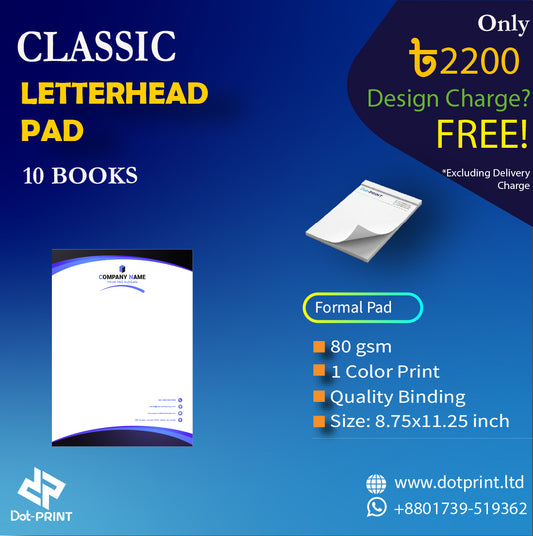 Custom Letterhead Pads